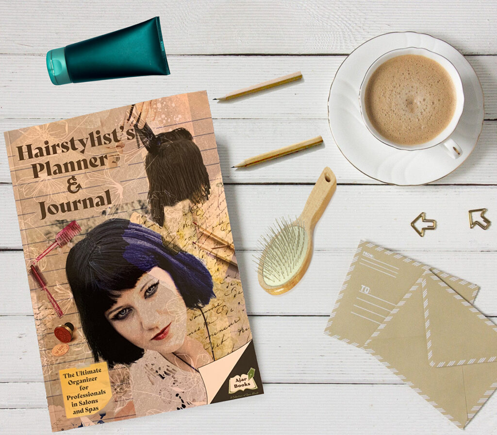 JOURNAL / PLANNER Hairstylist’s Planner & Journal, 7″x10″, 204 Pages